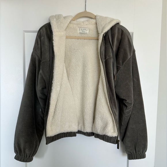 Z Supply Corduroy Fuzzy Jacket - Picture 1 of 5